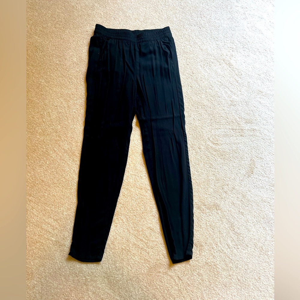 Black H&M viscose pants